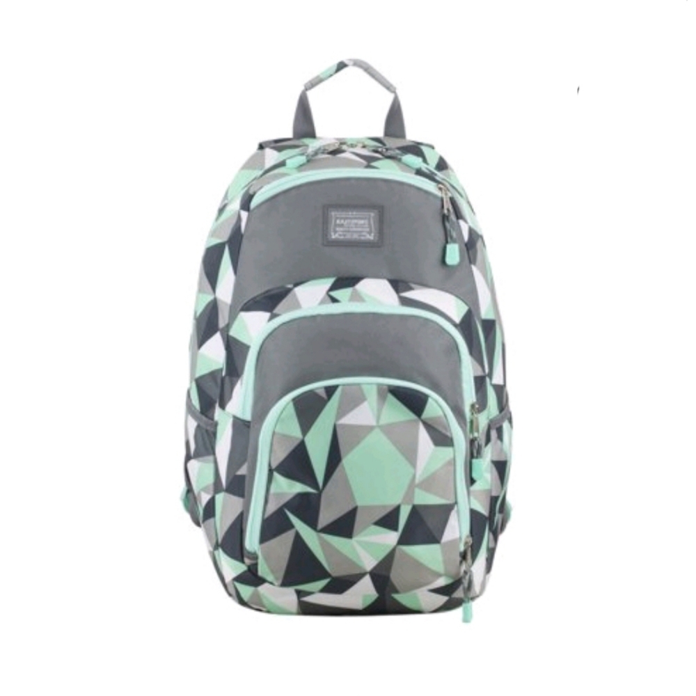 Eastsport Backpack Gray/Mint/White NWT
